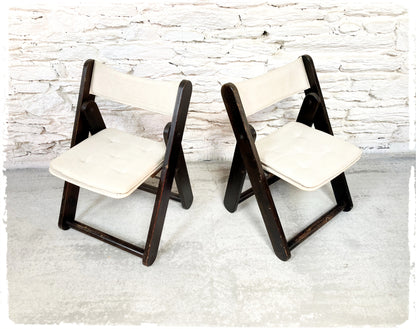Paire de Chaises Pliantes Vintage Kon-Tiki Gillis LUNDGREN IKEA