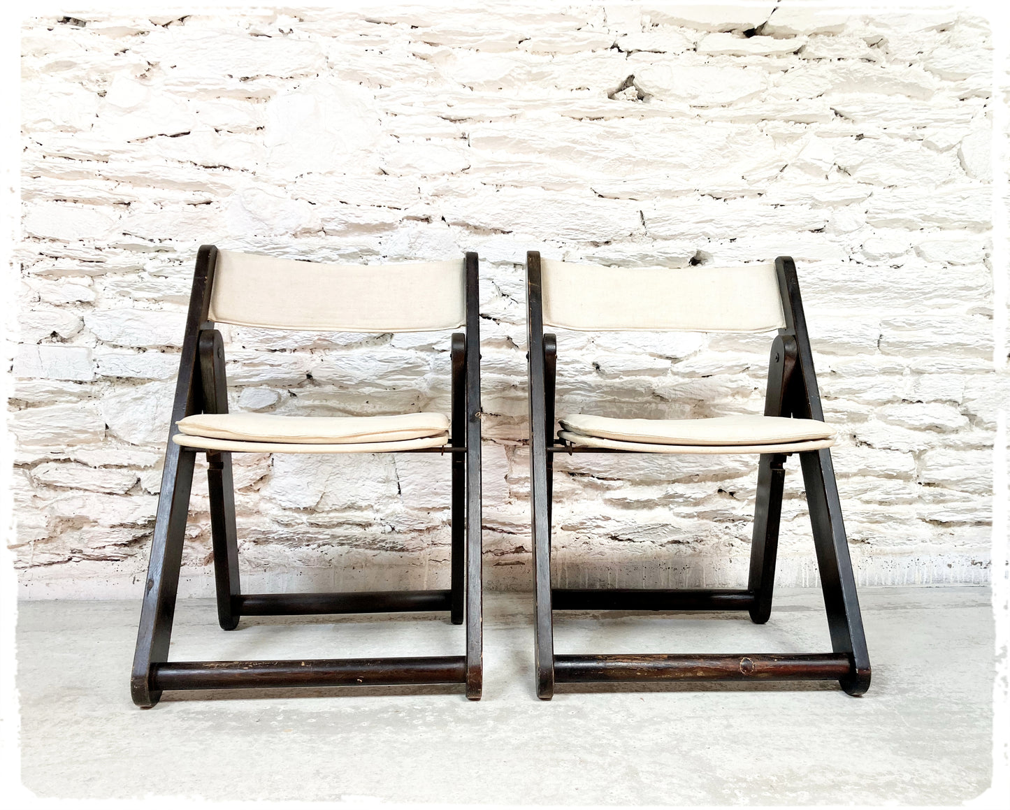 Paire de Chaises Pliantes Vintage Kon-Tiki Gillis LUNDGREN IKEA