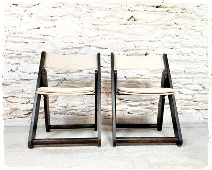Paire de Chaises Pliantes Vintage Kon-Tiki Gillis LUNDGREN IKEA