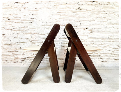 Paire de Chaises Pliantes Vintage Kon-Tiki Gillis LUNDGREN IKEA
