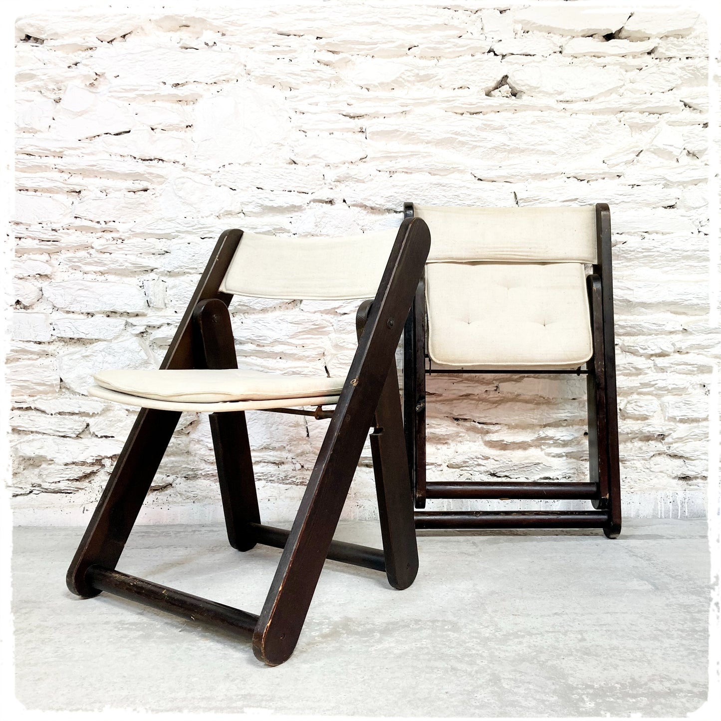 Paire de Chaises Pliantes Vintage Kon-Tiki Gillis LUNDGREN IKEA