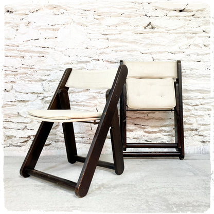 Paire de Chaises Pliantes Vintage Kon-Tiki Gillis LUNDGREN IKEA