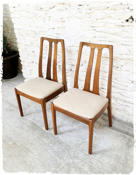 Paire de Chaises Vintage en Teck Nathan