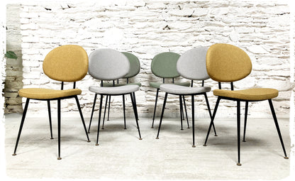 Paire de Chaises Vintage Style Pierre Paulin