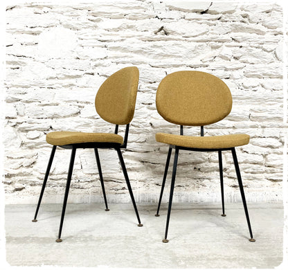 Paire de Chaises Vintage Style Pierre Paulin