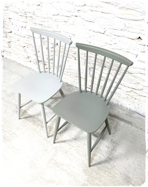 Paire de Chaises Vintage Style Scandinaves Revisitées