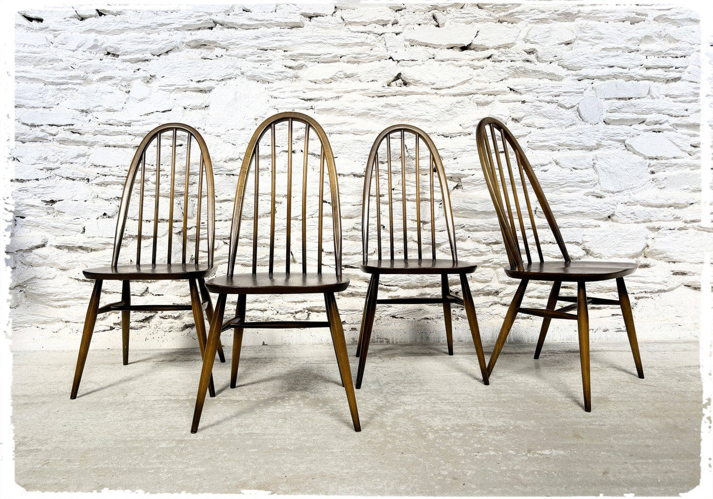Chaises Windsor Vintage Ercol Quaker