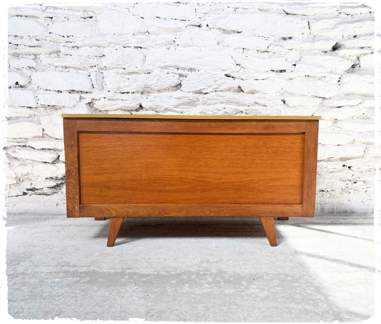 Coffre Banc Vintage en Bois Revisité