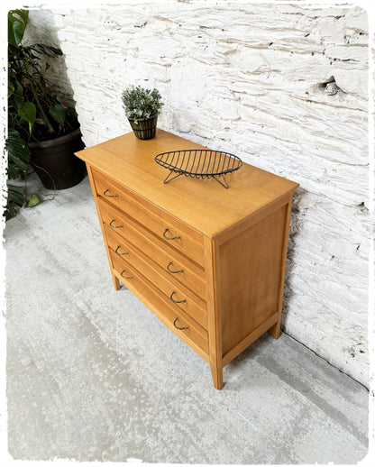 Commode Vintage Chêne Doré