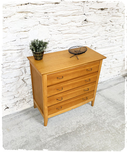 Commode Vintage Chêne Doré