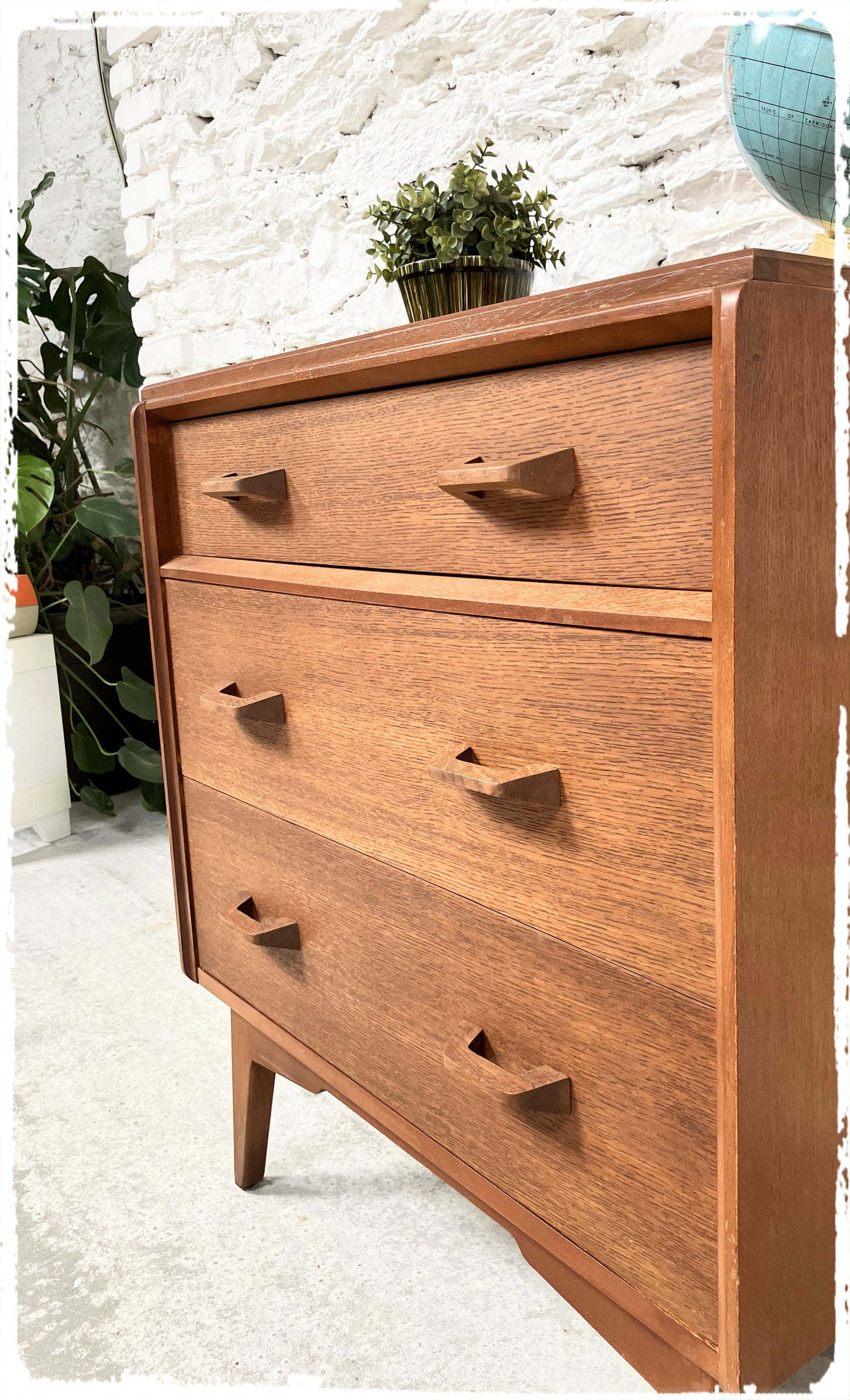 Commode Vintage Pieds Compas en Teck G PLAN