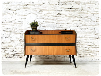 Commode Vintage Pieds Compas Noirs