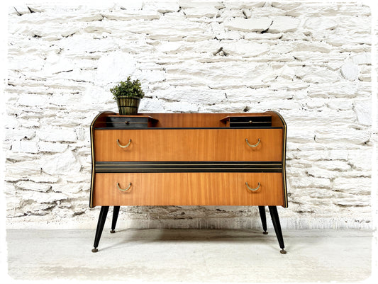 Commode Vintage Pieds Compas Noirs