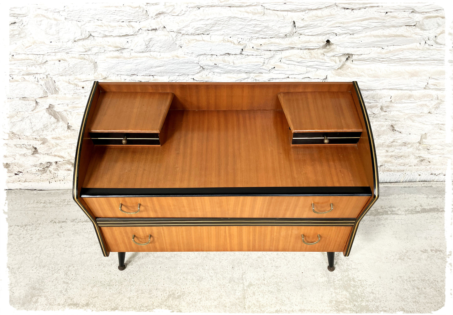 Commode Vintage Pieds Compas Noirs
