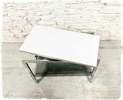 Desserte Hifi Roulante Chariot de Service Vintage Années 70