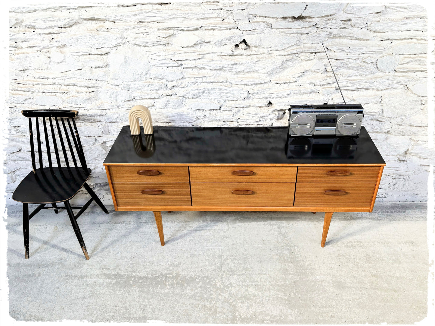 Enfilade Basse Austinsuite Vintage en Teck
