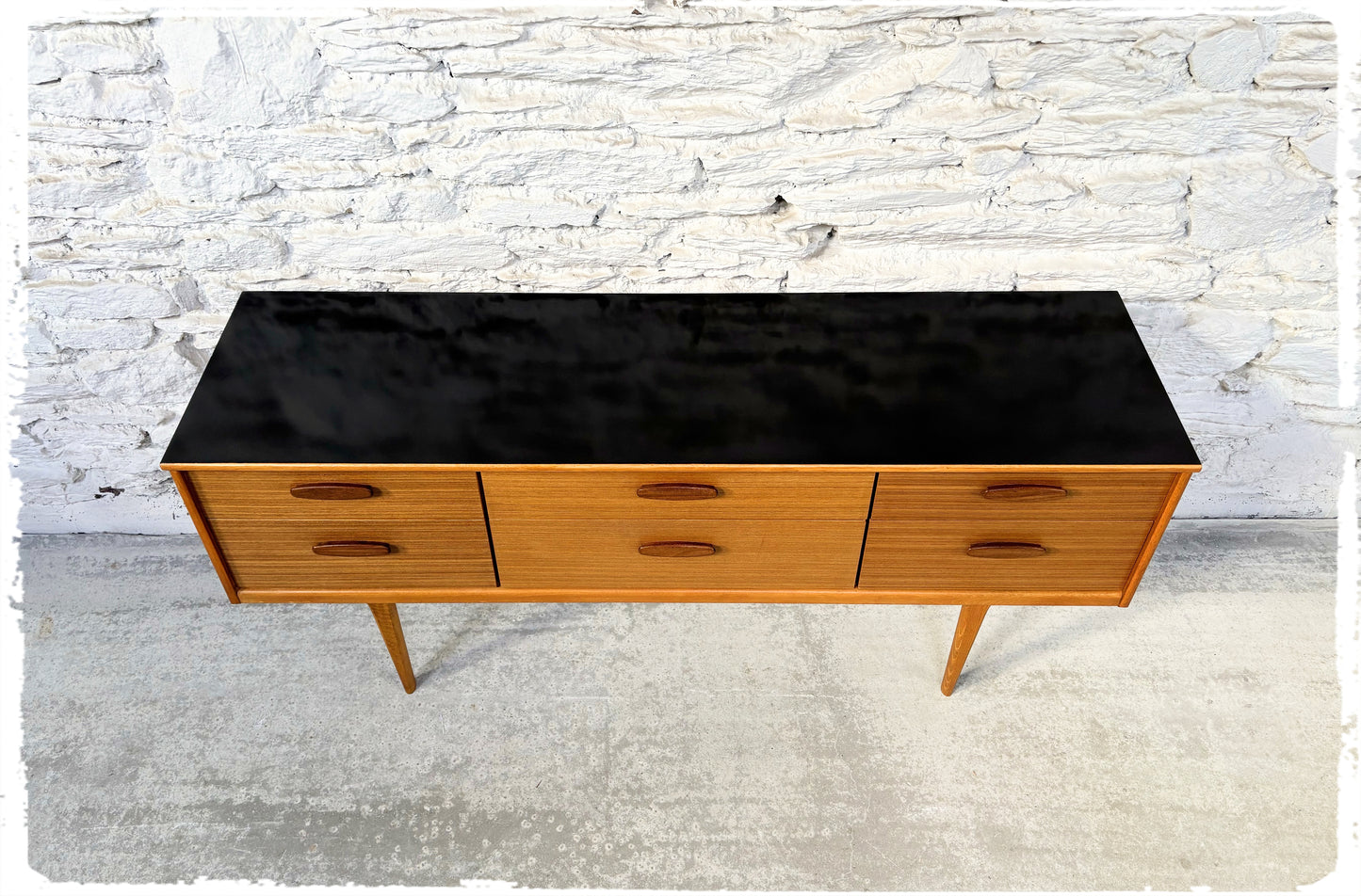 Enfilade Basse Austinsuite Vintage en Teck
