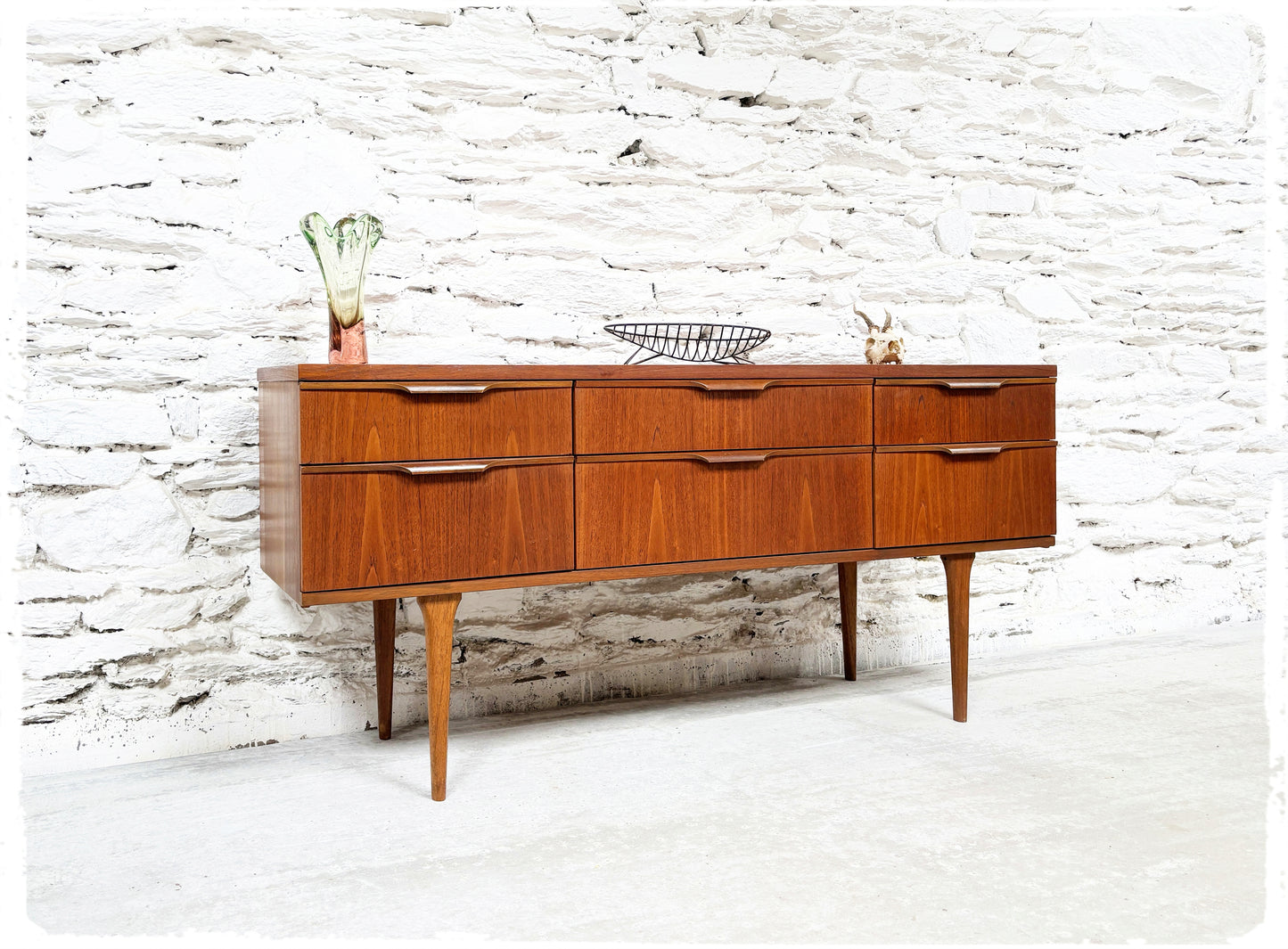 Enfilade Basse Austinsuite Vintage en Teck