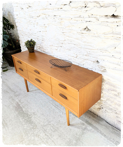 Enfilade Basse Austinsuite Vintage Style Scandinave en Teck