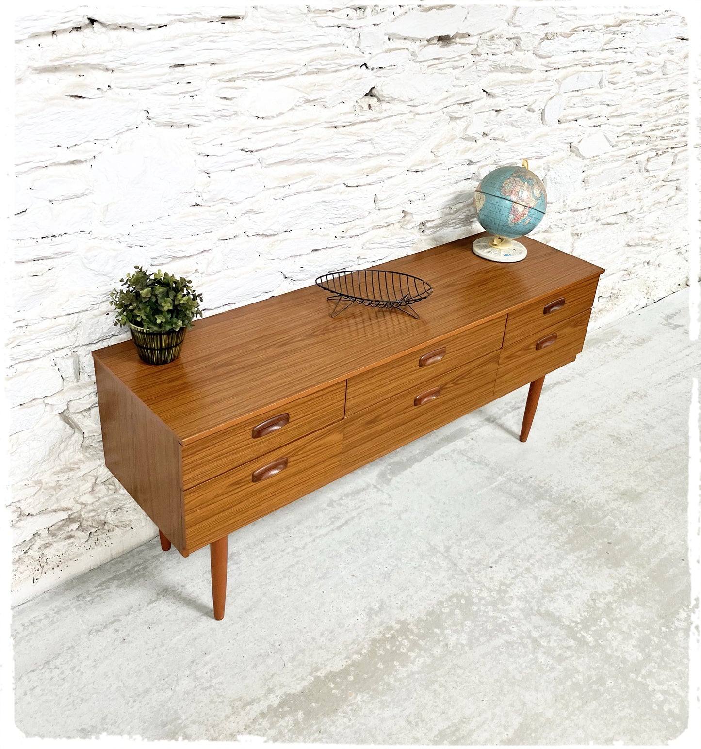 Enfilade Basse Meuble TV Vintage