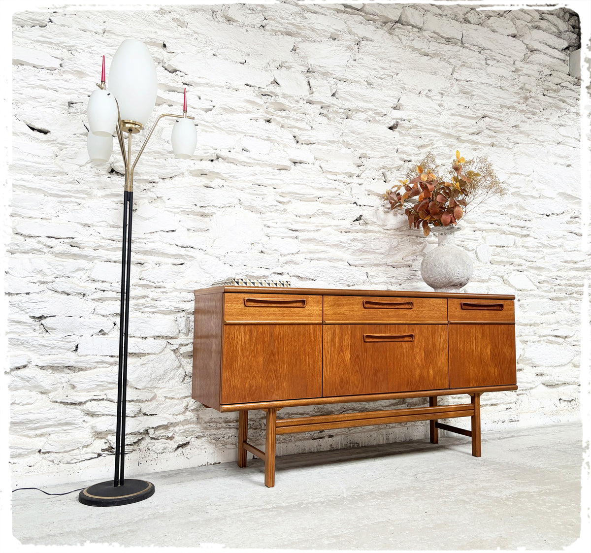 Enfilade Meredew Vintage en Teck 150 cm