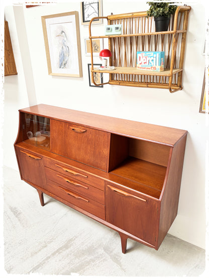 Enfilade Mi Haute Jentique Vintage en Teck Années 60