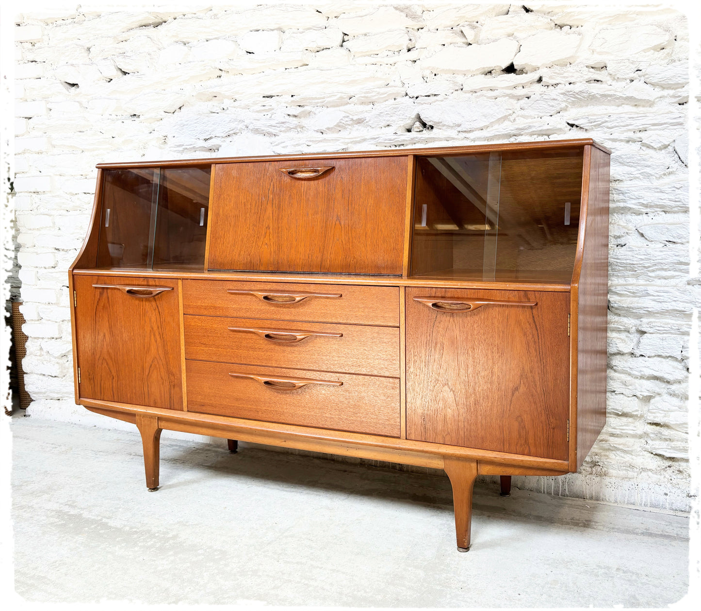 Enfilade Mi Haute Jentique Vintage en Teck