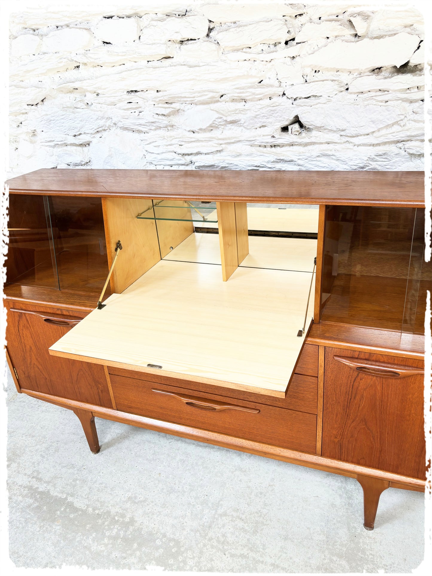 Enfilade Mi Haute Jentique Vintage en Teck