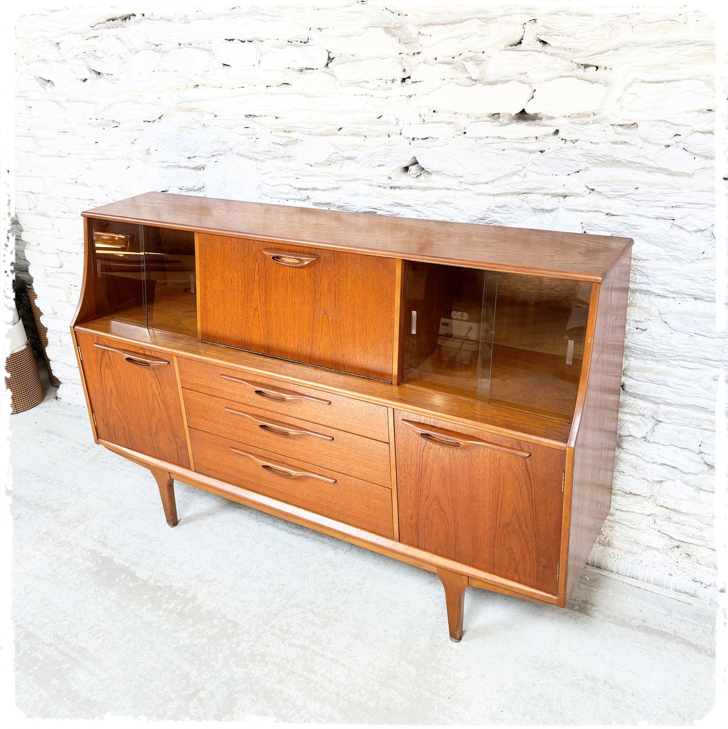 Enfilade Mi Haute Jentique Vintage en Teck