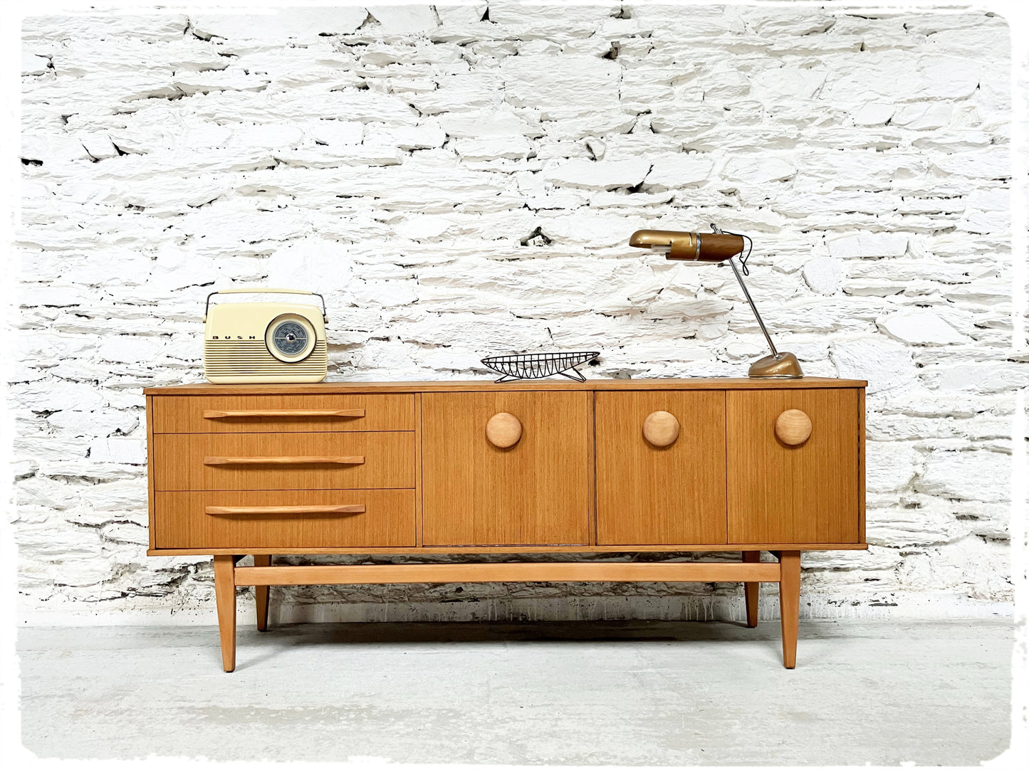 Enfilade Sideboard Vintage Stonehill en Teck Blond