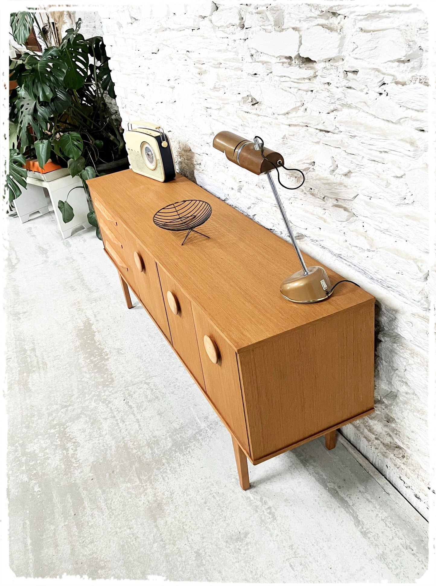 Enfilade Sideboard Vintage Stonehill en Teck Blond