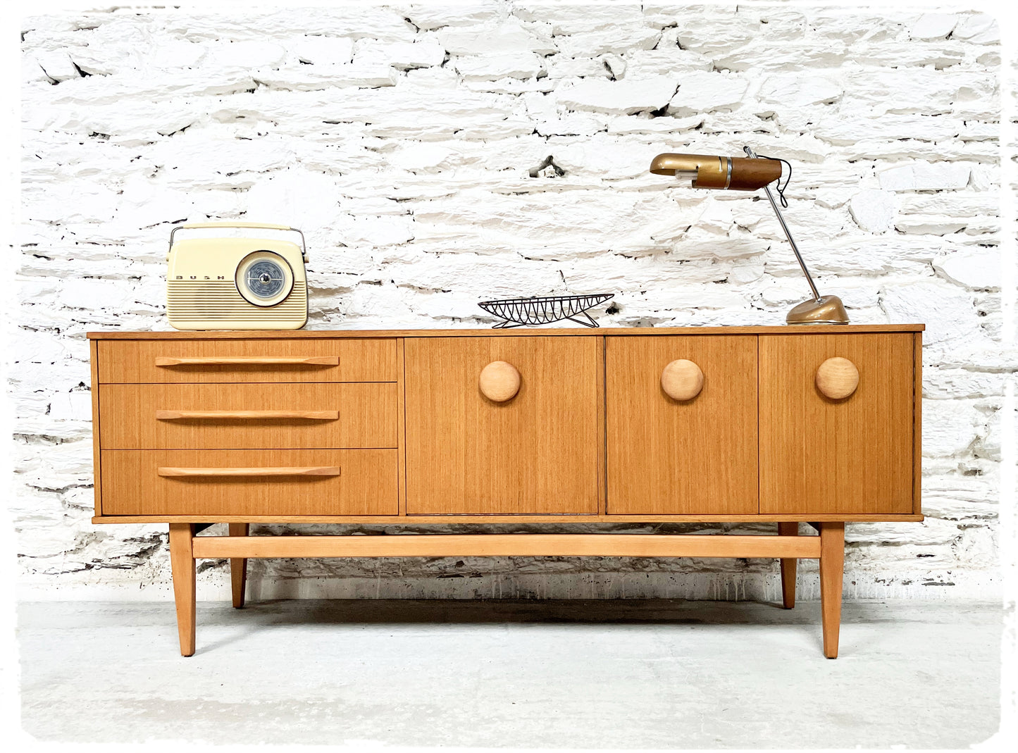Enfilade Sideboard Vintage Stonehill en Teck Blond