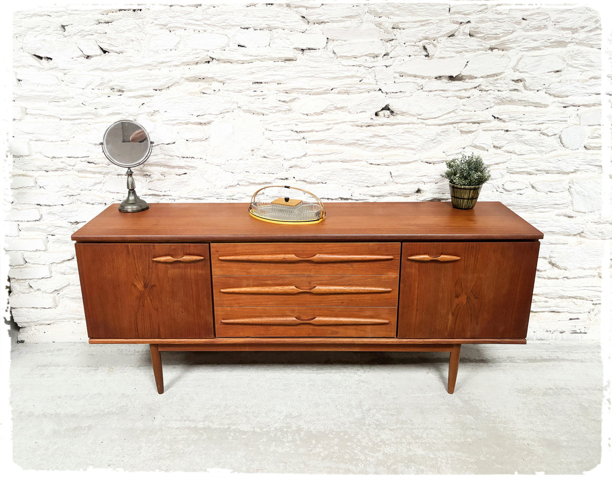 Enfilade Vintage Mid Century en Teck 183 cm