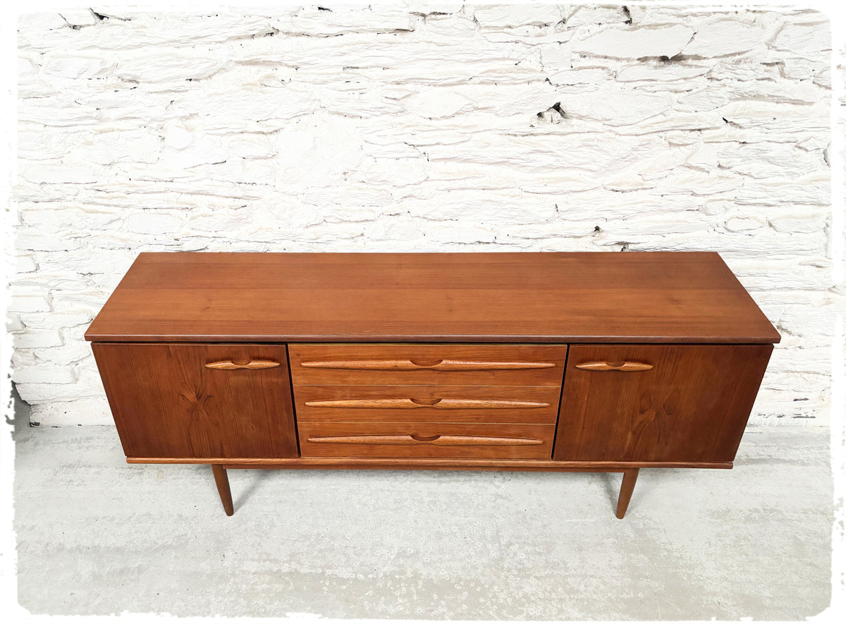 Enfilade Vintage Mid Century en Teck 183 cm