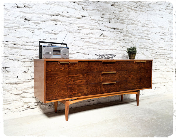 Enfilade Vintage Kent Coffey en Noyer et Teck