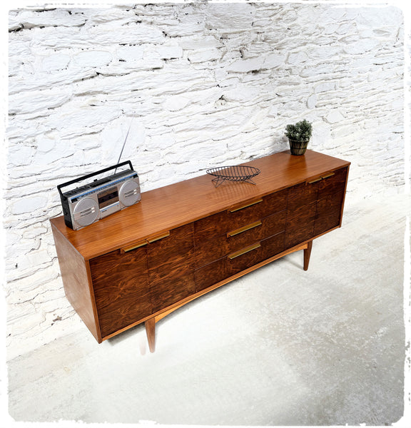 Enfilade Vintage Kent Coffey en Noyer et Teck