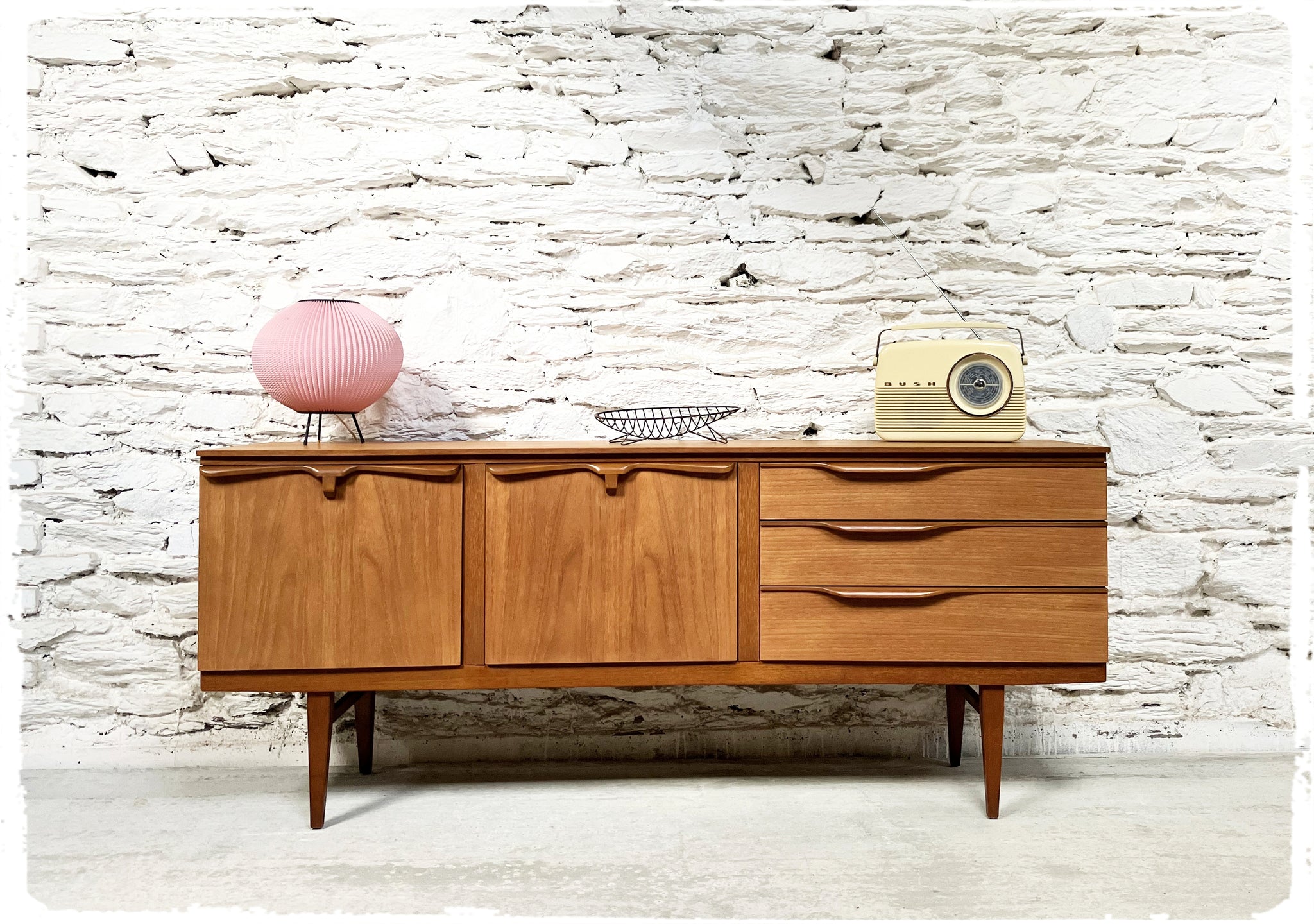 Enfilade Vintage Type Scandinave en Teck