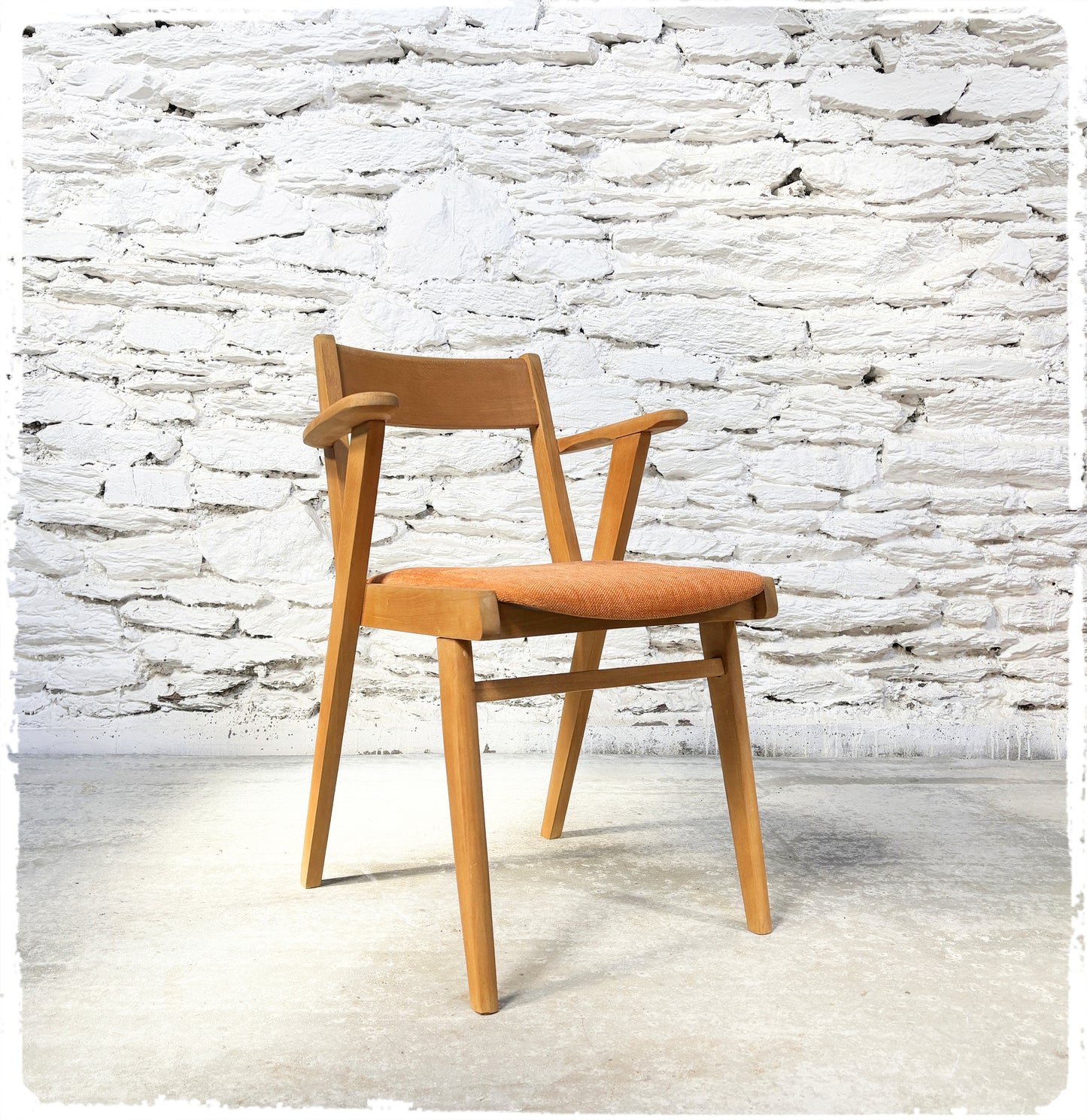 Fauteuil Bridge Vintage Pieds Compas