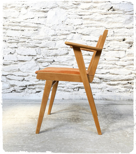 Fauteuil Bridge Vintage Pieds Compas