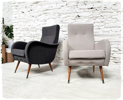 Fauteuil Vintage Années 50 Retapissé