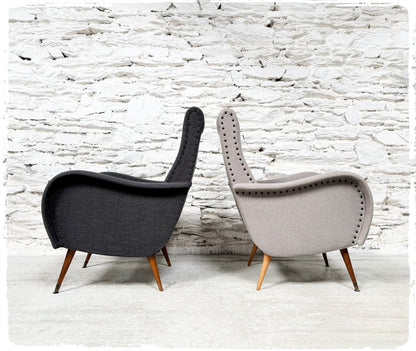 Fauteuil Vintage Années 50 Retapissé