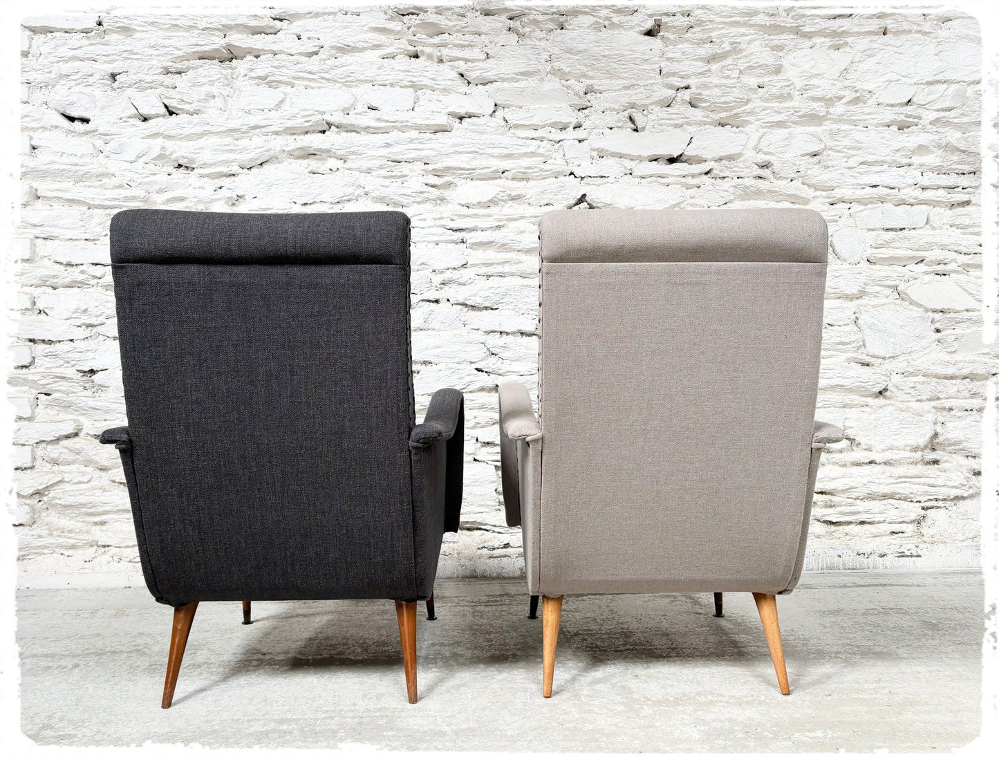 Fauteuil Vintage Années 50 Retapissé