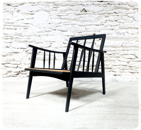Fauteuil Vintage Accoudoirs Boomerang