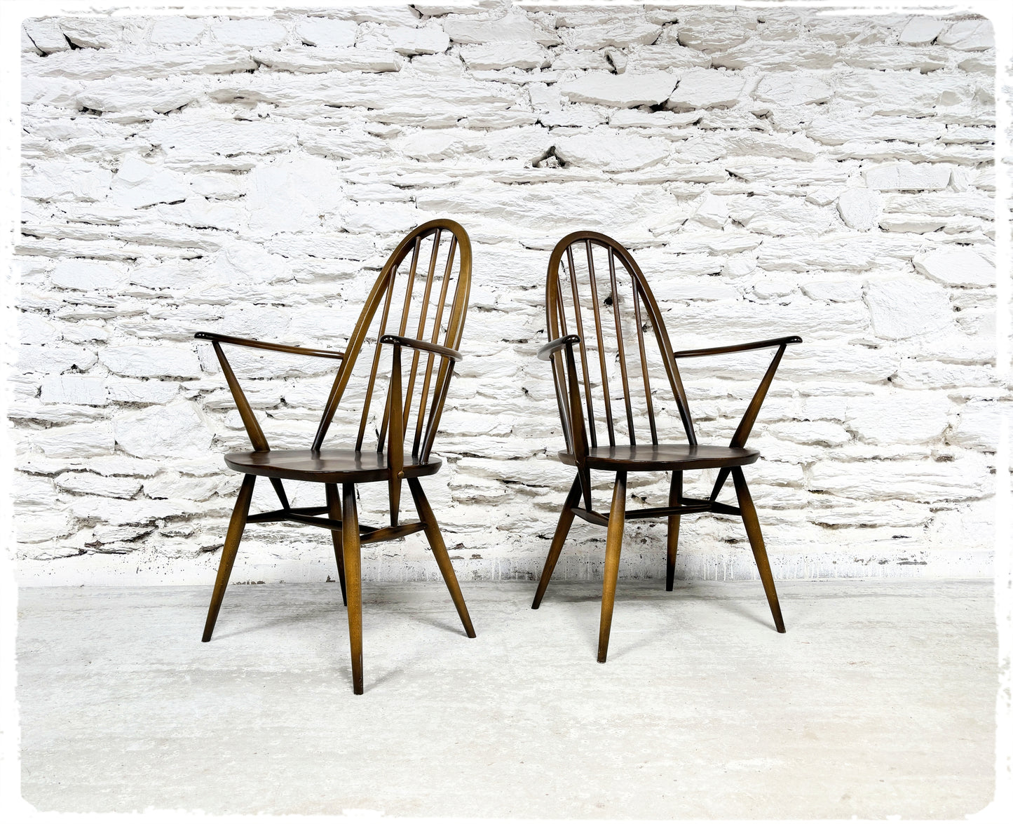 Fauteuils Windsor Vintage Ercol Quaker