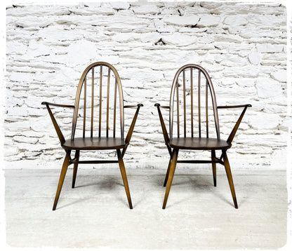 Fauteuils Windsor Vintage Ercol Quaker