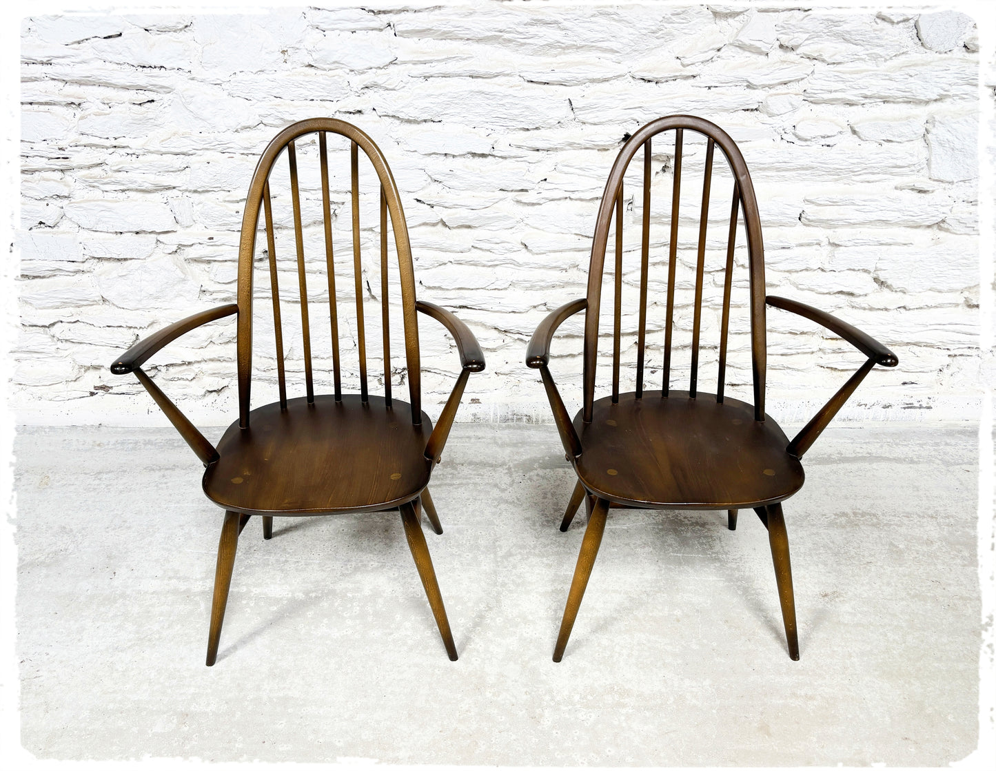 Fauteuils Windsor Vintage Ercol Quaker