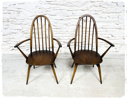 Fauteuils Windsor Vintage Ercol Quaker