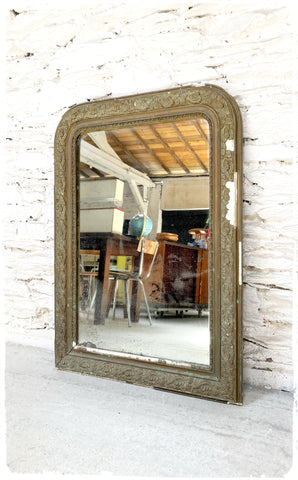Grand Miroir Ancien Louis Philippe 104 x 76 cm
