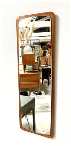 Grand miroir rétroviseur 83x37cm vintage 1960 — Jolie Vieillerie