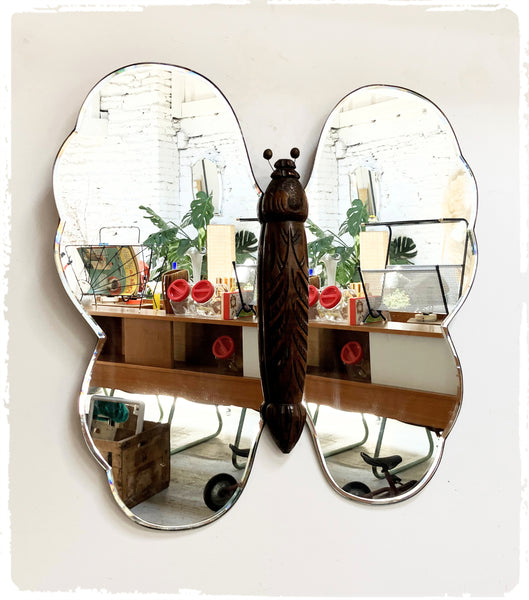 Grand Miroir Vintage Papillon